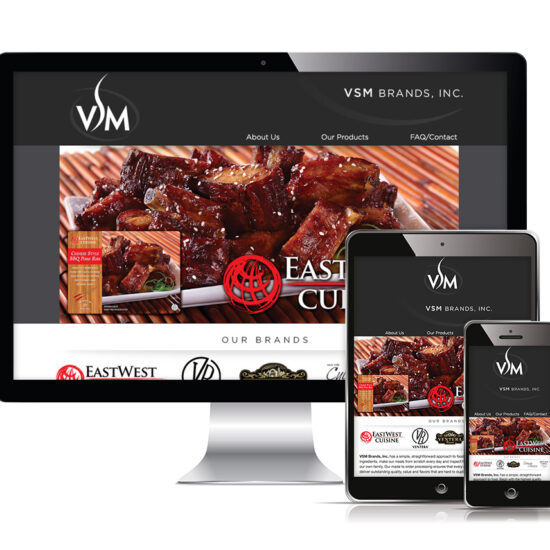 VSM Brands - web design